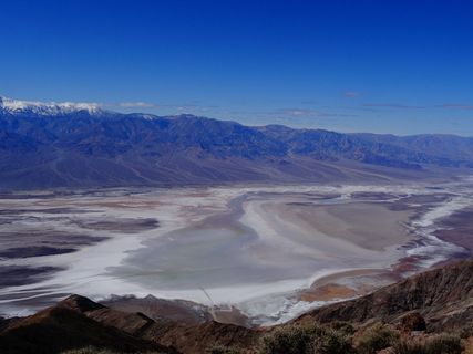 badwater，但丁之景，死亡谷，内华达州，美国，沙漠，国家公园，自然