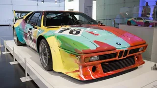 多色宝马拉力赛车