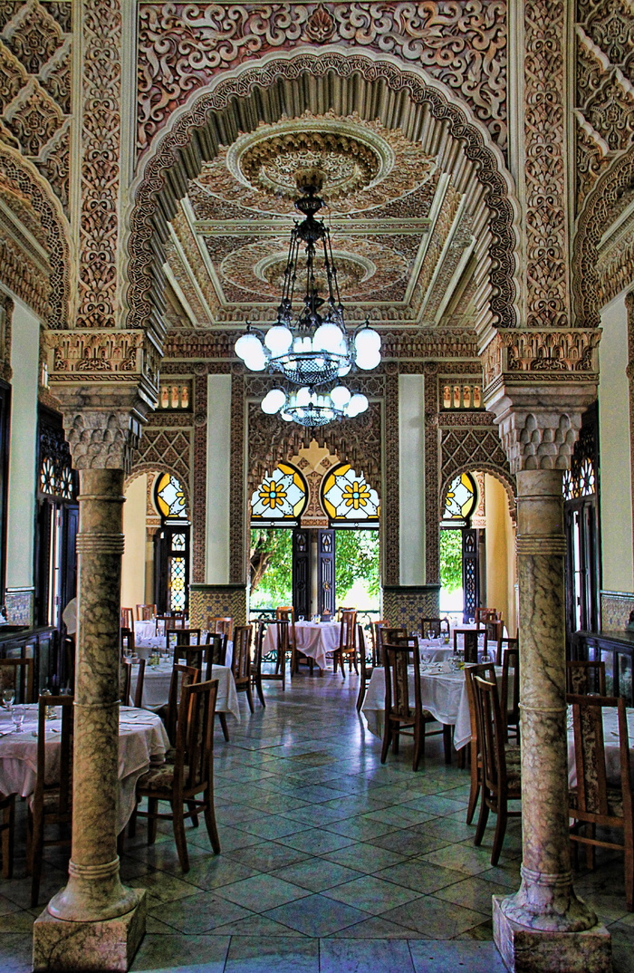 摩尔风格, 建设, 体系结构, 摩尔人, 古巴, 餐厅, 座位, 椅子