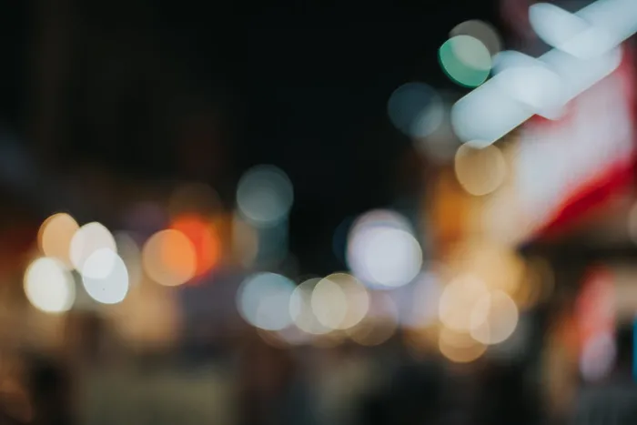 散景背景摄影, 光, 散景, 黑暗, 城市, 模糊, 失焦