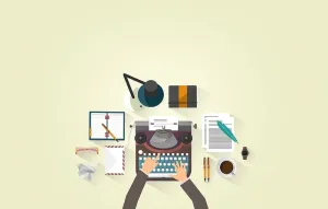 打字机打字打字机办公桌作者