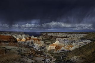 米色山，自然，户外，山，高原，美国，亚利桑那州图巴市，纳瓦霍印第安人保留地