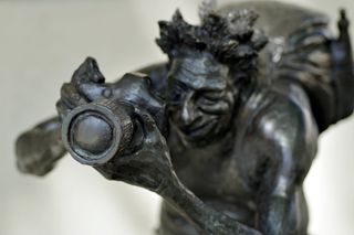 摄影师，雕塑，漫画，酒神，人物，齐洛纳·戈拉，照片，相机