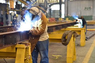 劳工，焊工，工作，工具，手套，口罩，被子，金属