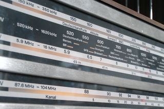 收音机，世界接收器，音阶，发射器，怀旧，调频，中波，短波