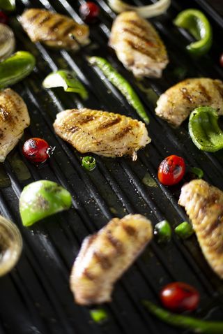 chiken，番茄，辣椒，食品和饮料，食品，新鲜度，蔬菜，即食