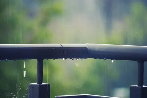 栏杆、金属、栏杆、雨水、水、潮湿、自然、户外 栏杆、金属、栏杆、雨水、水、潮湿、自然、户外