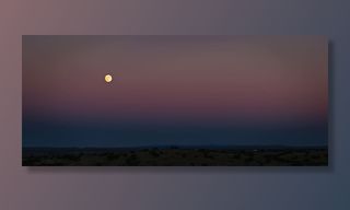 月球低角度摄影