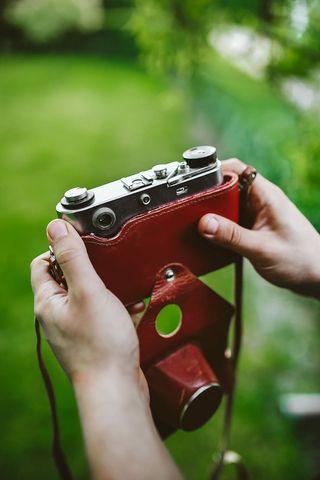 复古黑色照相机