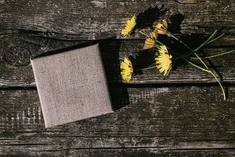 木头上的小花、铅笔和其他东西