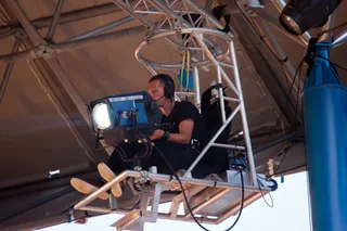 灯光技师、舞台、聚光灯、灯光、电视、单人、成人、全长