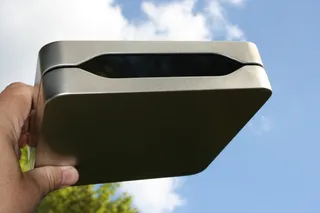 设计, 锡罐, 金属盒, 框, 人的手, 菜鸟图库, 控股, 手