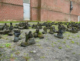 工作鞋，汉诺威zeche，艺术，鲁尔区，煤锅，艺术品，建筑结构