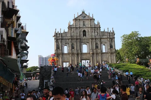 澳门,圣保罗遗址,建筑,人群,人群,大群体,人群,建筑 澳门,圣保罗遗址,建筑,人群,人群,大群体,人群,建筑