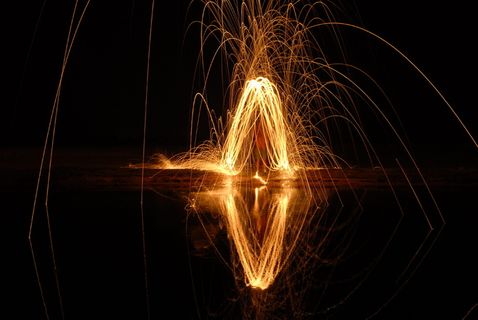 桌面, 无形, 自然, 光, 抽象, 黑暗, 黄金, 火焰