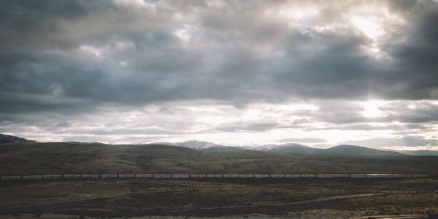 鸟瞰,风景,山,多云,天空,风景,火车,风暴 鸟瞰,风景,山,多云,天空,风景,火车,风暴