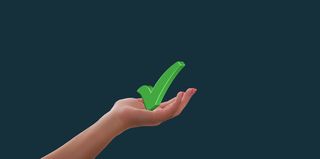 支票、钩子、支票标记、手、演示、是、同意、同意