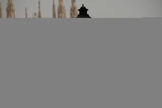 旧，米兰大教堂，复制空间，无人，建筑，建筑结构，轮廓，建筑外观