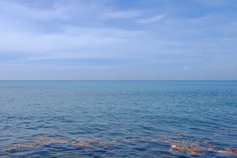 海景、海洋、天空、风景、假日、风景、日落、旅游