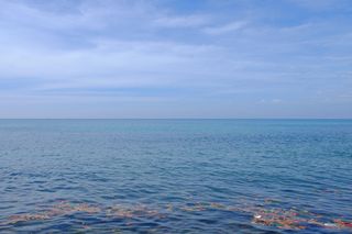 海景、海洋、天空、风景、假日、风景、日落、旅游
