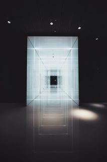 建筑，当代，黑暗，设计，空旷，未来主义，走廊，照明