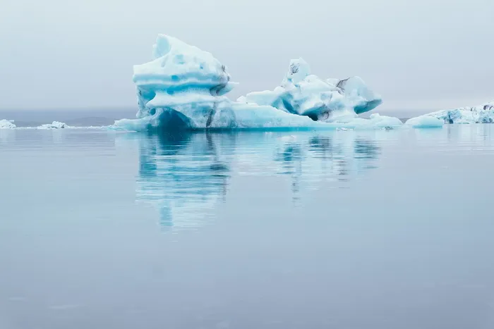 海，海洋，水，自然，冰，冰山，倒影，宁静的景色