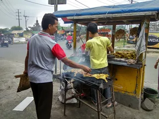 鸡肉，食品，传统，烤，扇子，木炭，卖家，肉