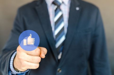 脸书，喜欢，商业，社交，媒体，图标，成功，脸书喜欢