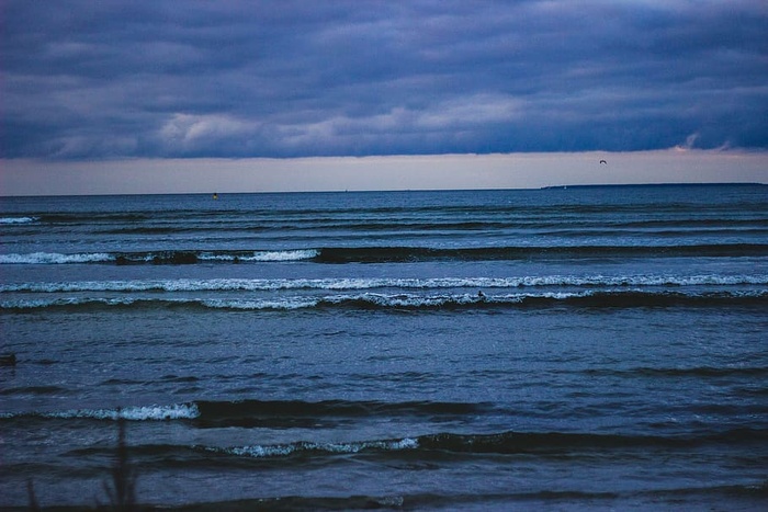 风景，海浪，海洋，海浪，蓝色，云，海，水