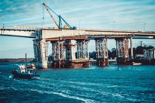 罗斯托夫，唐，河流，桥梁，大气，水，交通，天空