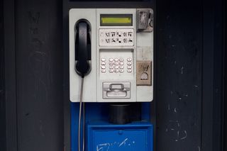 电话亭，电话，通讯，展位，电器，捷克*，过时，过时