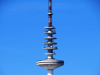 德国，汉堡，卫星，天线，塔，通信，数字，技术