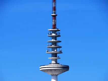 德国，汉堡，卫星，天线，塔，通信，数字，技术