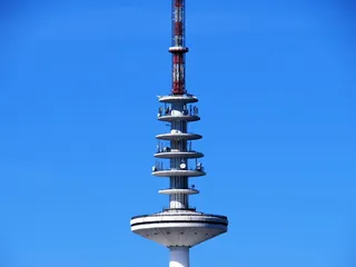 德国，汉堡，卫星，天线，塔，通信，数字，技术