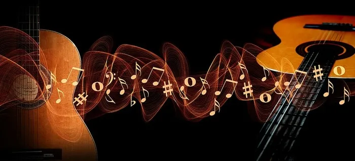 音乐，吉他，高音谱号，声音，音乐会，音乐家，音符，谱号