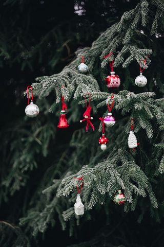 老式圣诞树装饰品