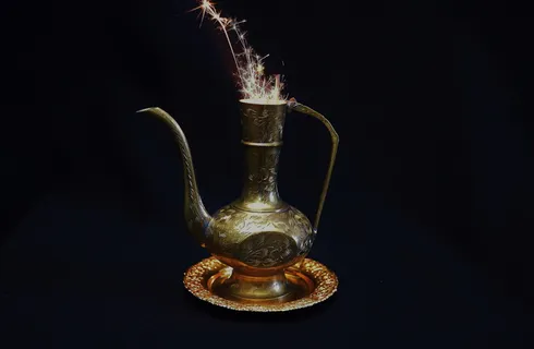 黄铜茶壶, 水瓶, 魔术, 神秘主义, 新时代, 黄铜, 金, 童话 黄铜茶壶, 水瓶, 魔术, 神秘主义, 新时代, 黄铜, 金, 童话