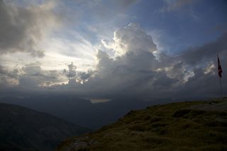 云，前进，天空，天气心情，云天，山，自然之美，风景-自然