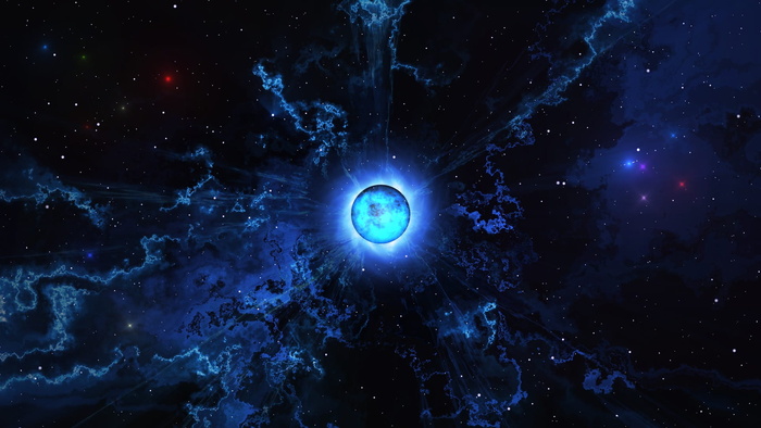 蓝色行星，恒星，行星，星系，太阳，宇宙，宇宙，天文学