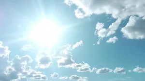 下午，晴朗，云，天空，云-天空，阳光，美丽的大自然，蓝色