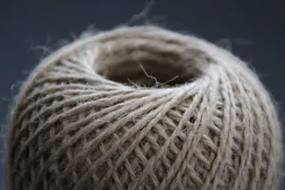 球，黄麻，绳子，细绳，宏观，结构，羊毛，特写