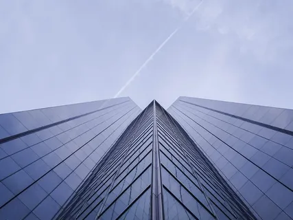 高层建筑虫眼观照片