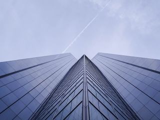 高层建筑虫眼观照片