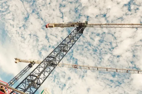 baukran、起重机、建筑、现场、天空、起重机臂、建筑工程、技术 baukran、起重机、建筑、现场、天空、起重机臂、建筑工程、技术