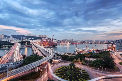 timelapse照片、公路、日落、桥梁、交通、城市景观、城市、建筑 timelapse照片、公路、日落、桥梁、交通、城市景观、城市、建筑