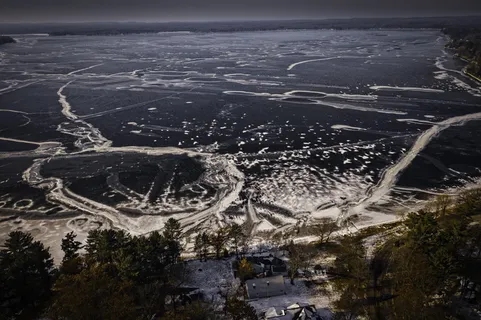 水体鸟瞰图 水体鸟瞰图