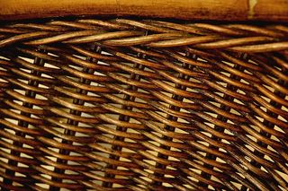 背景、棕色、图案、柳条、户外、纹理、篮子、背景