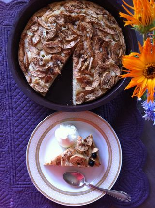 蛋糕，苹果蛋糕，食品，甜点，自制，肉桂，美味，新鲜