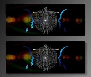 人体解剖墙纸，心理学，心理学，面具，网架，脸，潜意识，精神分析