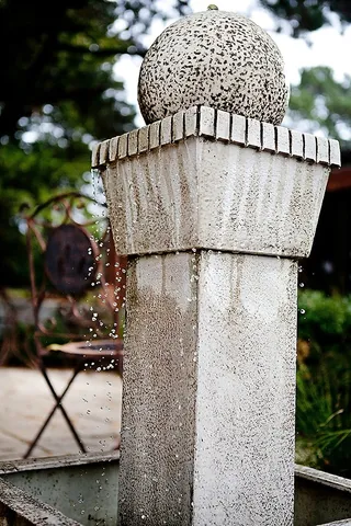 喷泉，水，治疗，健康，石头，关注前景，一天，没有人